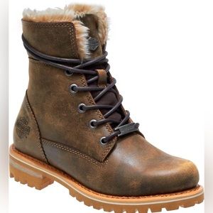Harley-Davidson Women's Clearfield 6-Inch Brown Fashion Boots D84319 size 9